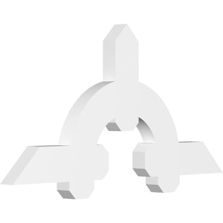 Ekena Millwork Ericson Architectural Grade PVC Gable Bracket, 36"W x 18"H x 2"D x 4"F, 12/12 Pitch GBP036X18X0204ERI00